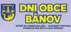 Dni obce Bánov 2026 banner