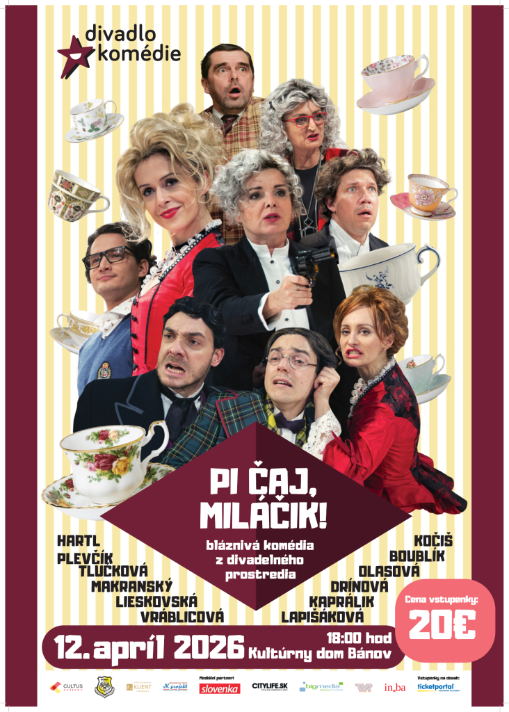 Pi čaj miláčik - plagát