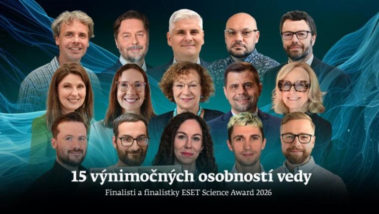 Finalistky a finalisti ocenenia ESET Science Award 2026