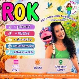 Detské predstavenie „Rok“ v Kine Sokol Bánov 4. októbra o 16:00